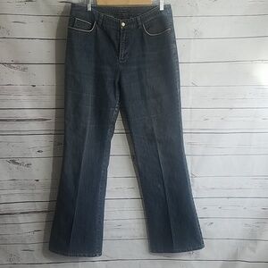 Jones New York stretch straight leg denim jeans 12